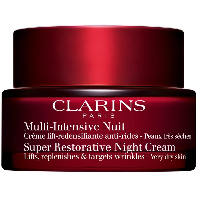 Clarins Super Restorative Night Cream нощен крем за суха или много суха кожа 50 мл.