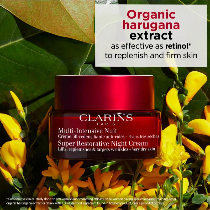 Clarins Super Restorative Night Cream нощен крем за суха или много суха кожа 50 мл.