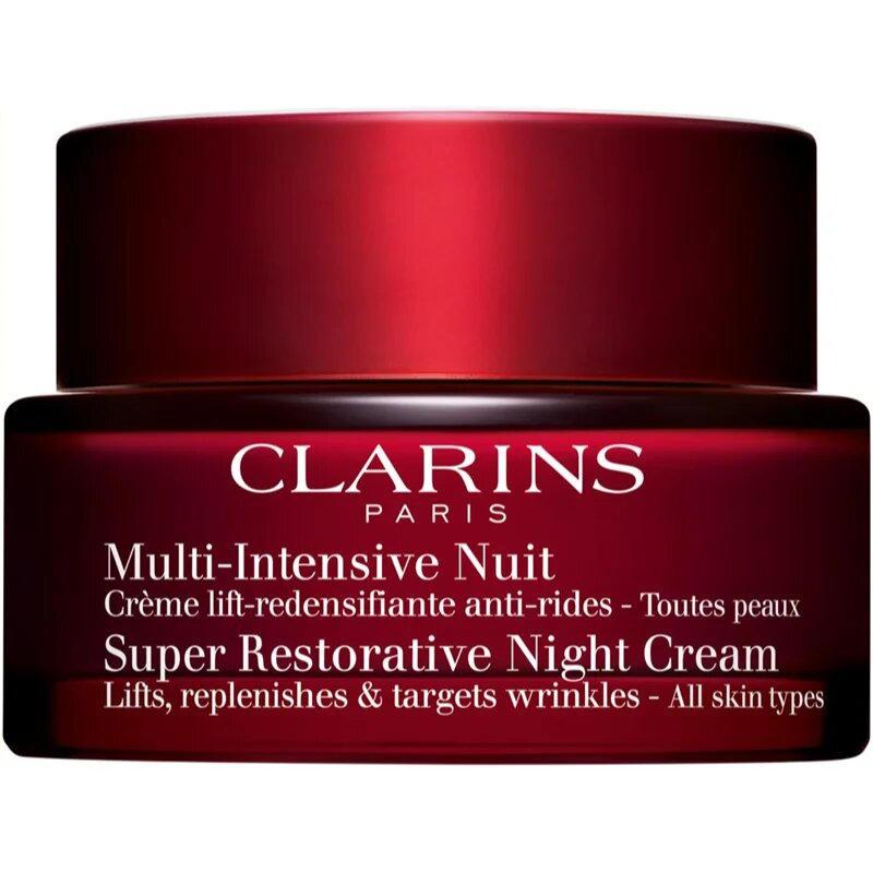 Clarins Super Restorative Night Cream нощен крем за всички типове кожа на лицето 50 мл.