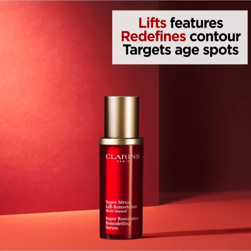 Clarins Super Restorative Remodelling Serum активен серум за изглаждане на контурите на лицето 30 мл.