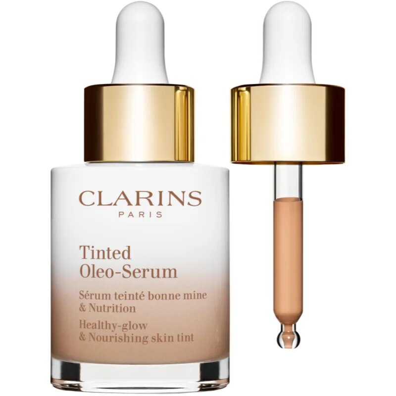 Clarins Tinted Oleo-Serum олио - серум да уеднакви цвета на кожата цвят 03 30 мл.