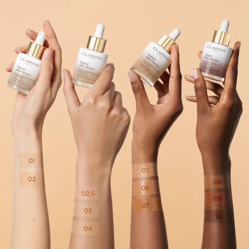 Clarins Tinted Oleo-Serum олио - серум да уеднакви цвета на кожата цвят 04 30 мл.