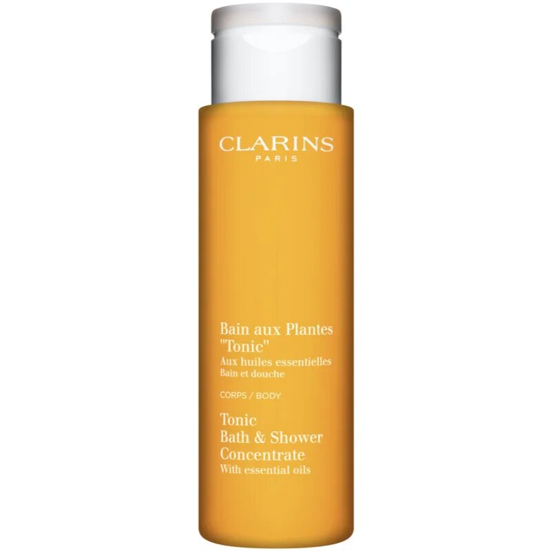 Clarins Tonic Bath & Shower Concentrate Гел за душ и вана с есенциални масла 200 мл.