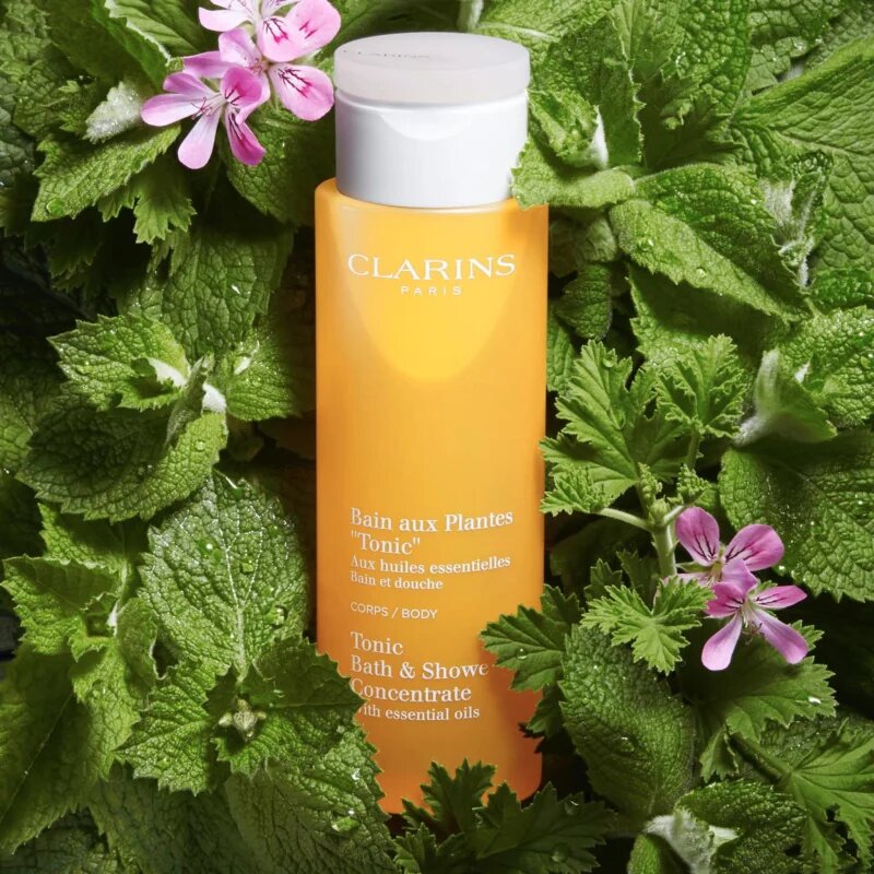 Clarins Tonic Bath & Shower Concentrate Гел за душ и вана с есенциални масла 200 мл.