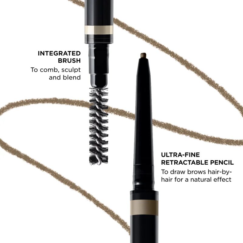 Clarins Wonder Define Eyebrow Pencil молив за вежди с четка цвят 01 ash blonde 0.06 гр.