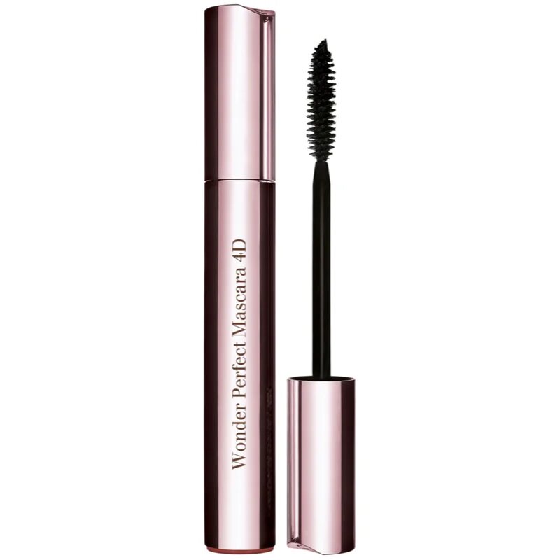 Clarins Wonder Perfect Mascara 4D спирала за обем и удължаване на мигли цвят 01 Perfect Black 8 мл.