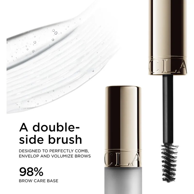 Clarins Wonder Sculp Eyebrow Gel гел за вежди цвят 00 clear 5 мл.