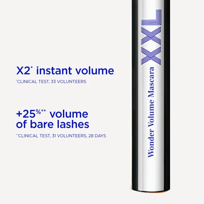 Clarins Wonder Volume Mascara XXL спирала за максимален обем цвят 02 Blue 8 мл.