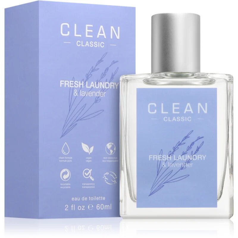 CLEAN Classic Fresh Laundry & Lavender тоалетна вода за жени 60 мл.
