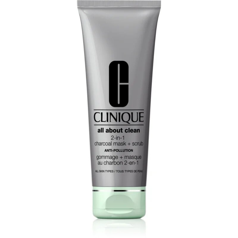 Clinique All About Clean™ 2-in-1 Charcoal Mask + Scrub почистваща маска за лице 100 мл.