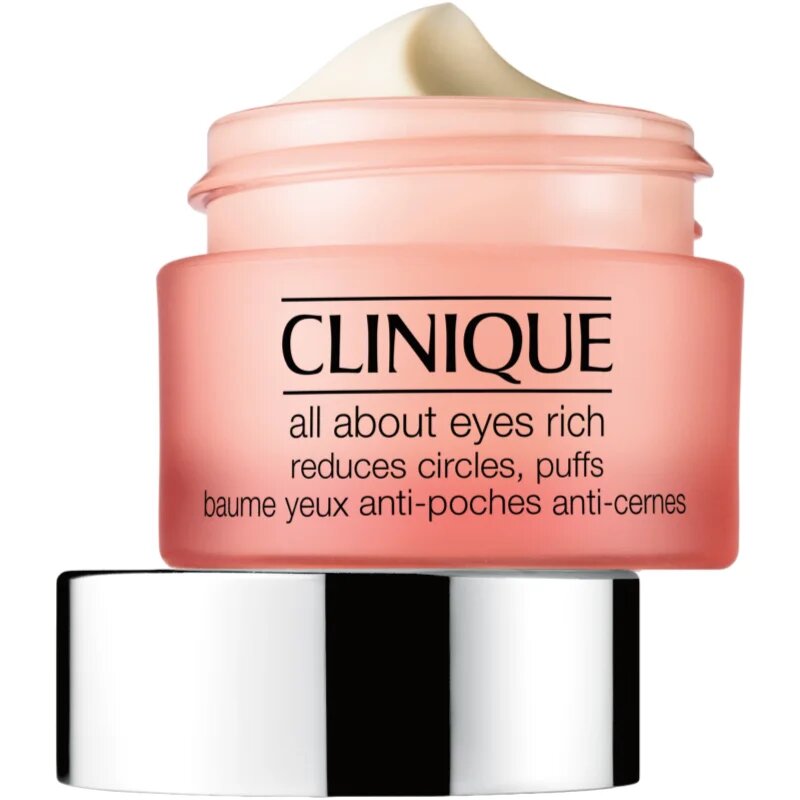 Clinique All About Eyes™ Rich хидратиращ крем за очи против отоци и тъмни кръгове 15 мл.