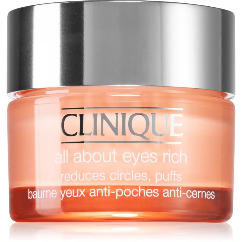 Clinique All About Eyes™ Rich хидратиращ крем за очи против отоци и тъмни кръгове 30 мл.