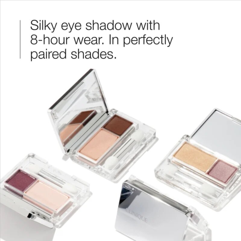 Clinique All About Shadow™ Duo дуо сенки за очи цвят Duo Uptown/Downtown - Shimmer/Matte 1.7 гр.