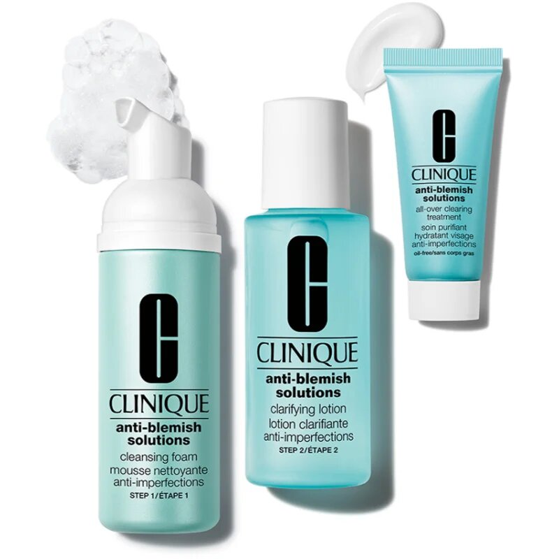 Clinique Anti-Blemish Solutions™ Routine подаръчен комплект за проблемна кожа акне