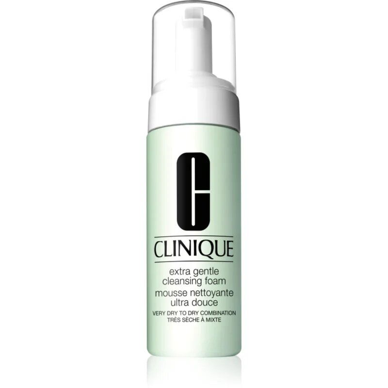 Clinique Extra Gentle Cleansing Foam нежна почистваща пяна за суха или много суха кожа 125 мл.