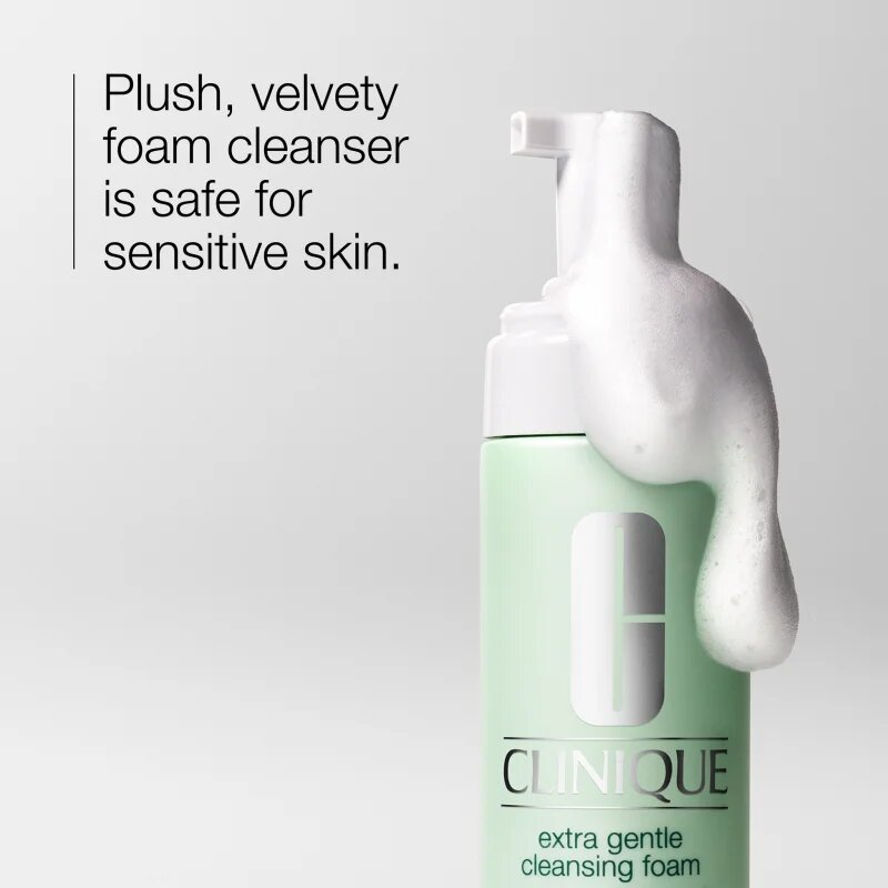 Clinique Extra Gentle Cleansing Foam нежна почистваща пяна за суха или много суха кожа 125 мл.