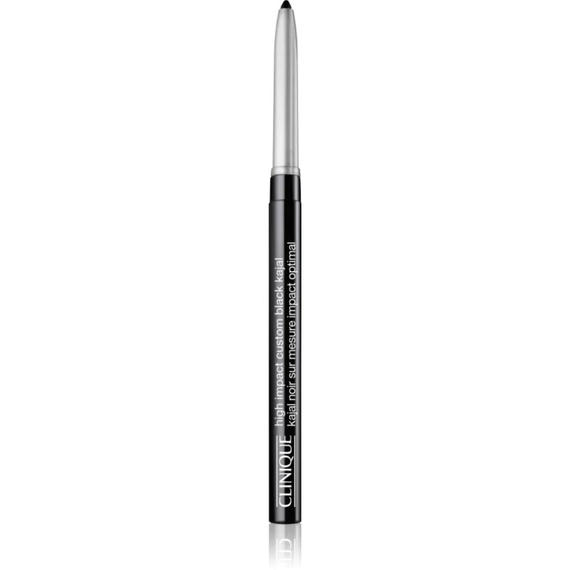 Clinique High Impact™ Custom Black Kajal молив за очи цвят 01 Blackened Black 0.28 гр.