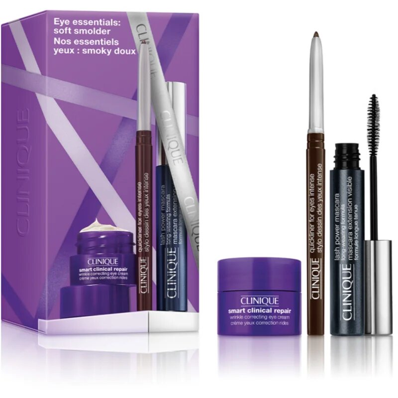 Clinique Holiday Eye Essentials: Soft Smolder Set подаръчен комплект