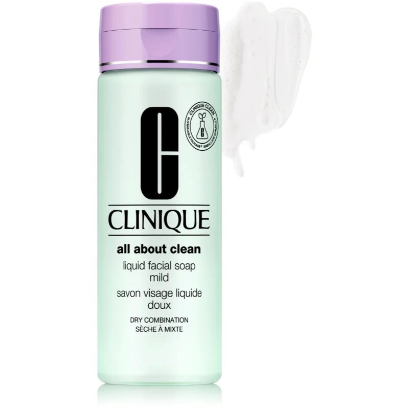 Clinique Liquid Facial Soap Mild течен сапун за суха и смесена кожа 400 мл.