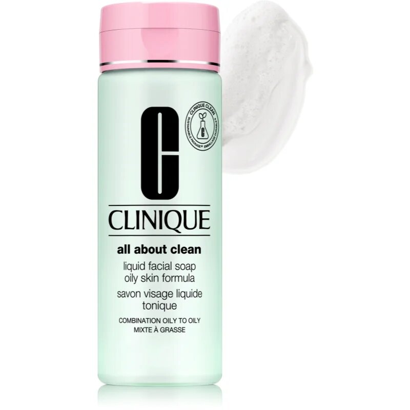 Clinique Liquid Facial Soap Oily Skin Formula течен сапун за смесена и мазна кожа 400 мл.
