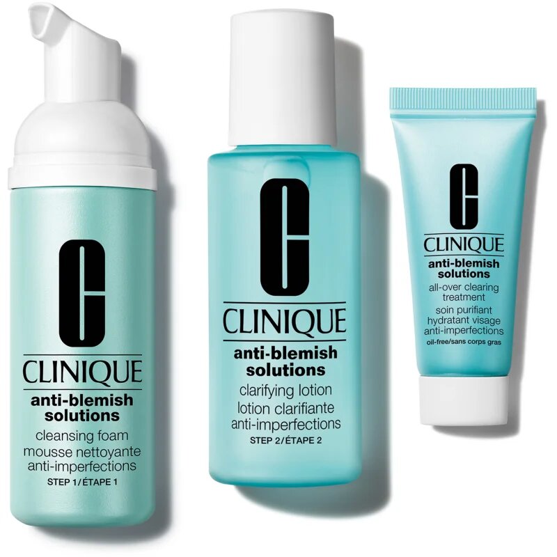 Clinique Mini Kit Clear Skin Routine подаръчен комплект за перфектно почистена кожа