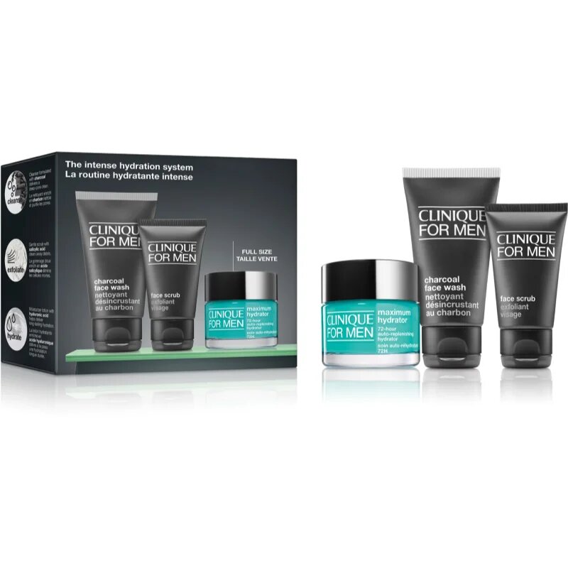 Clinique Mini Kit The Intense Hydration System подаръчен комплект за мъже