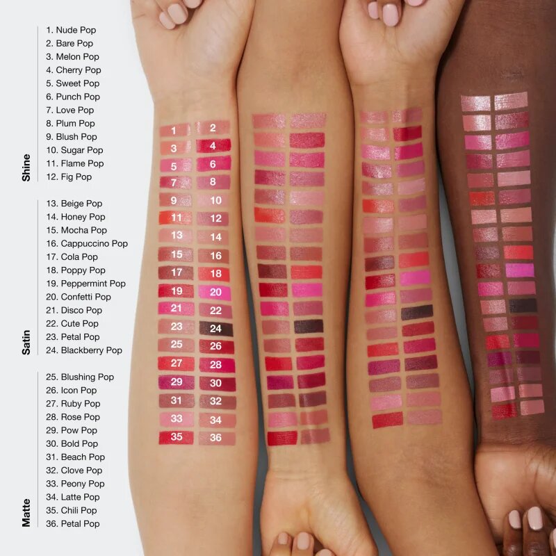 Clinique Pop™ Longwear Lipstick Satin сатенено червило цвят 42 Blackberry Pop 3.9 гр.