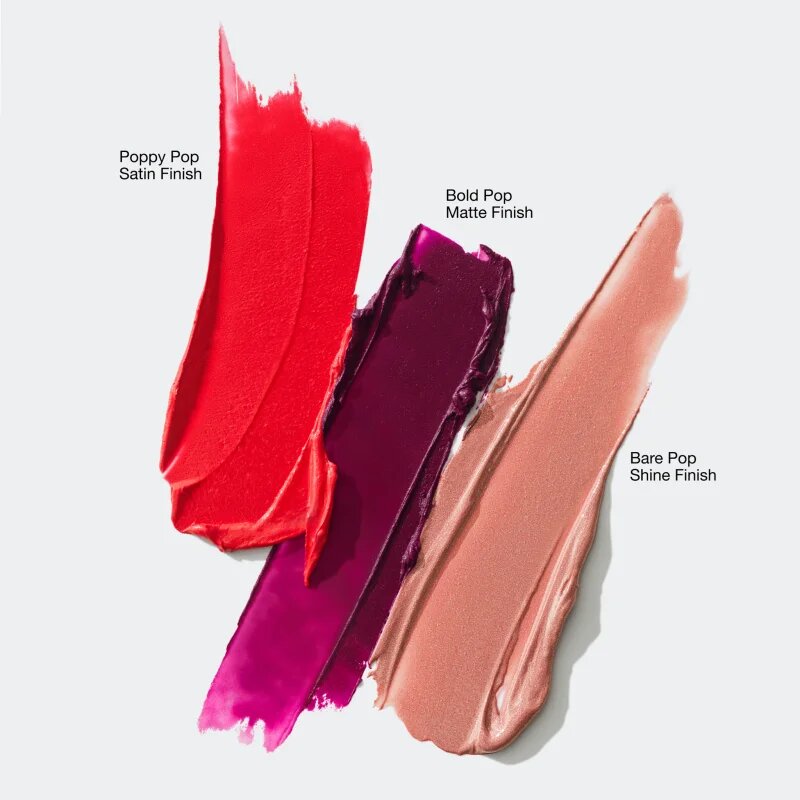 Clinique Pop™ Longwear Lipstick Shine бляскаво червило цвят 02 Bare Pop 3.9 гр.