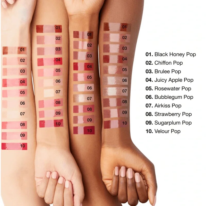 Clinique Pop™ Plush Creamy Lip Gloss хидратиращ блясък за устни цвят 09 Sugarplum Pop 3.4 мл.