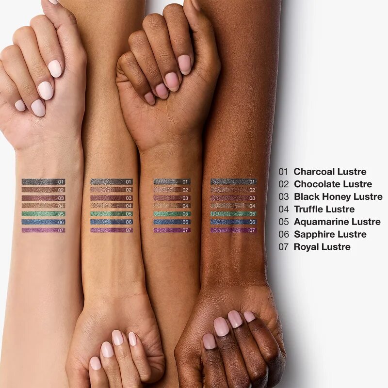 Clinique Quickliner™ for Eyes Intense Lustre молив за очи с блясък цвят Charcoal 0.25 гр.