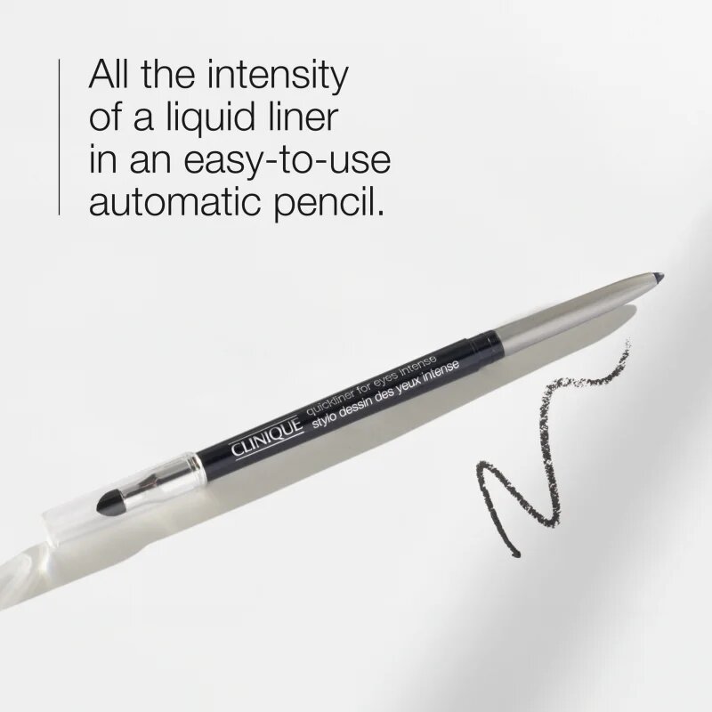 Clinique Quickliner™ for Eyes Intense молив за очи с интензивен цвят цвят 03 Intense Chocolate 0.25 гр.