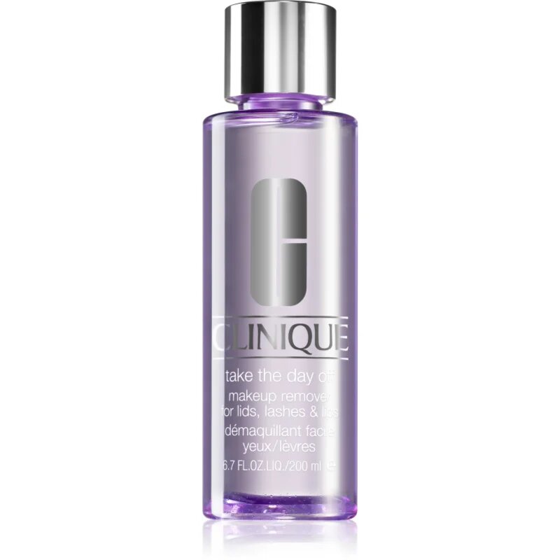Clinique Take The Day Off™ Makeup Remover For Lids Lashes & Lips двуфазен продукт за премахване на грим от очите и устните 200 мл.