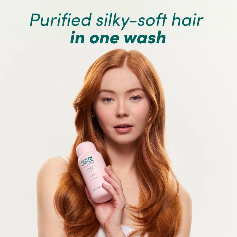Coco & Eve Like A Virgin Clarifying Detox Shampoo дълбоко почистващ шампоан с детокс ефект 280 мл.