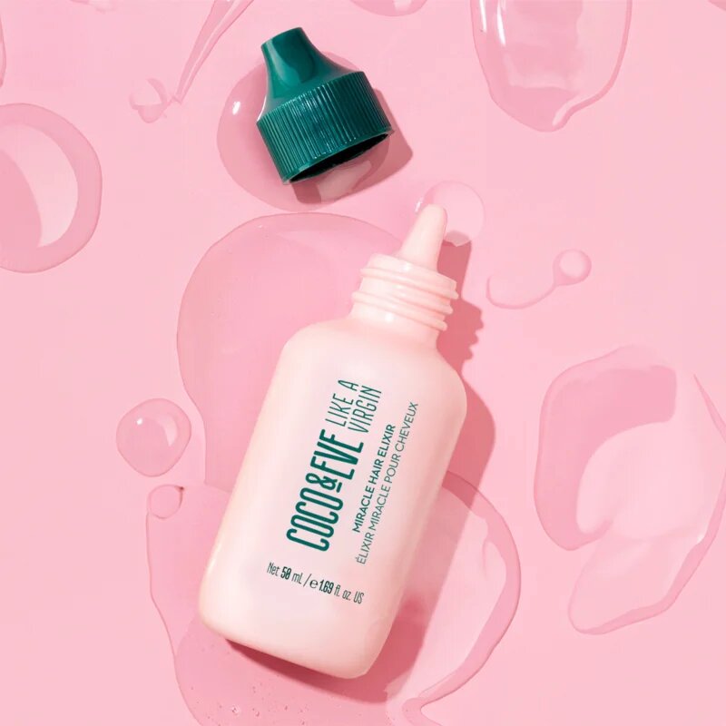 Coco & Eve Like A Virgin Miracle Hair Elixir еликсир без отмиване за блясък и мекота на косата 50 мл.