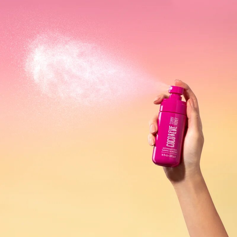 Coco & Eve Sunny Honey Antioxidant Face Tanning Micromist автобронзираща мъгла за лице 75 мл.