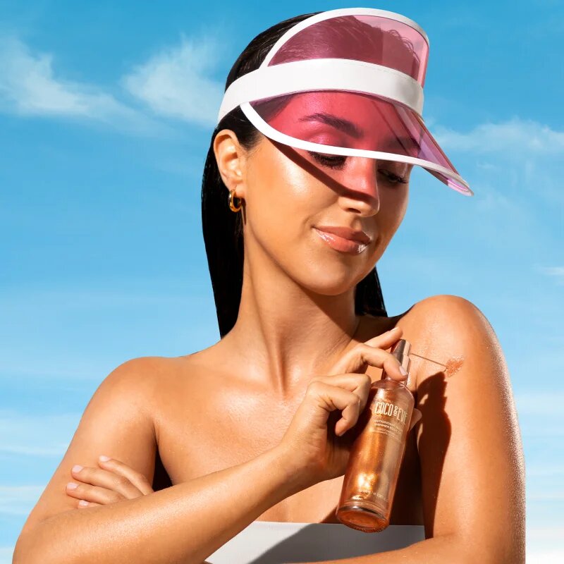 Coco & Eve Sunny Honey Antioxidant Glow Shimmer Body Oil озаряващо олио за тяло 100 мл.