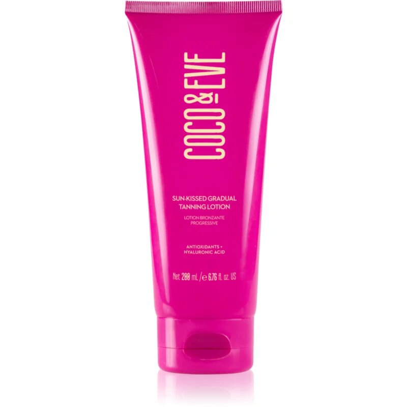 Coco & Eve Sunny Honey Sun-kissed Gradual Tanning Lotion автобронзиращ лосион за постепенен тен с аромат Coco-Mango 200 мл.