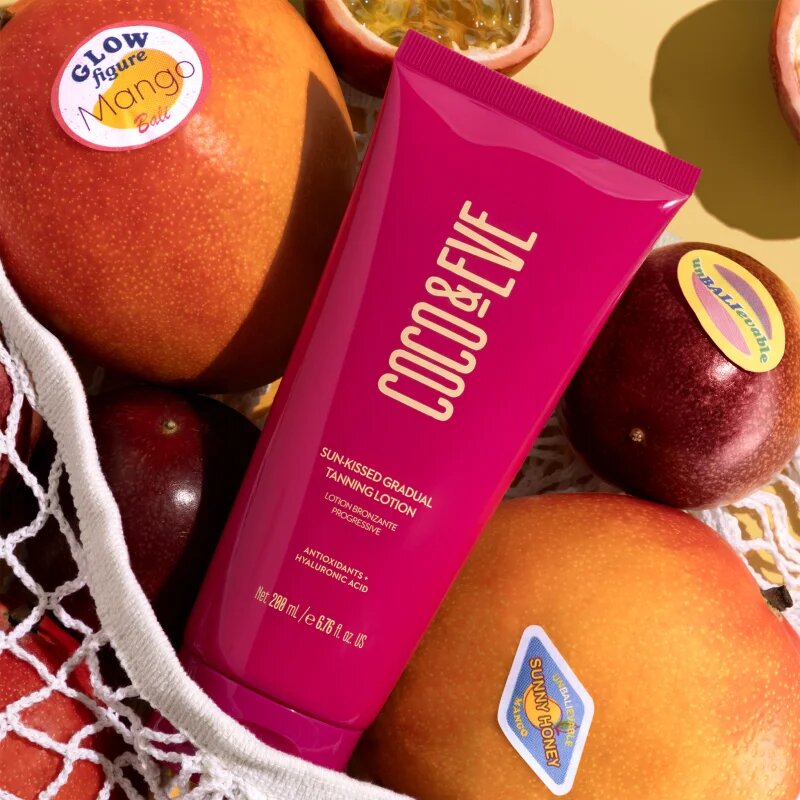 Coco & Eve Sunny Honey Sun-kissed Gradual Tanning Lotion автобронзиращ лосион за постепенен тен с аромат Coco-Mango 200 мл.