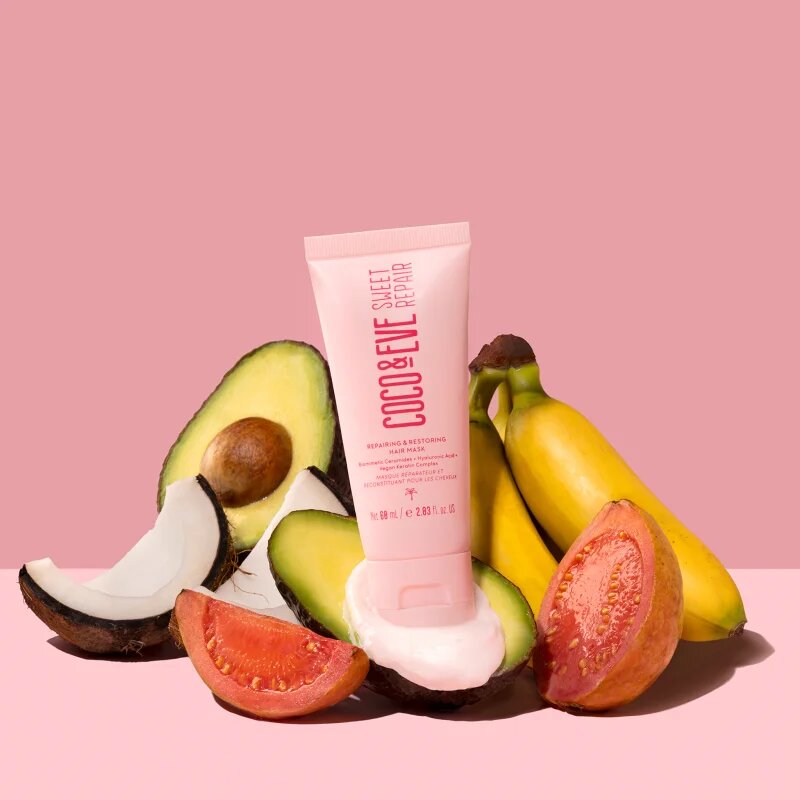 Coco & Eve Sweet Repair Repairing & Restoring Hair Mask интензивна маска за подсилване и блясък на косата 60 мл.