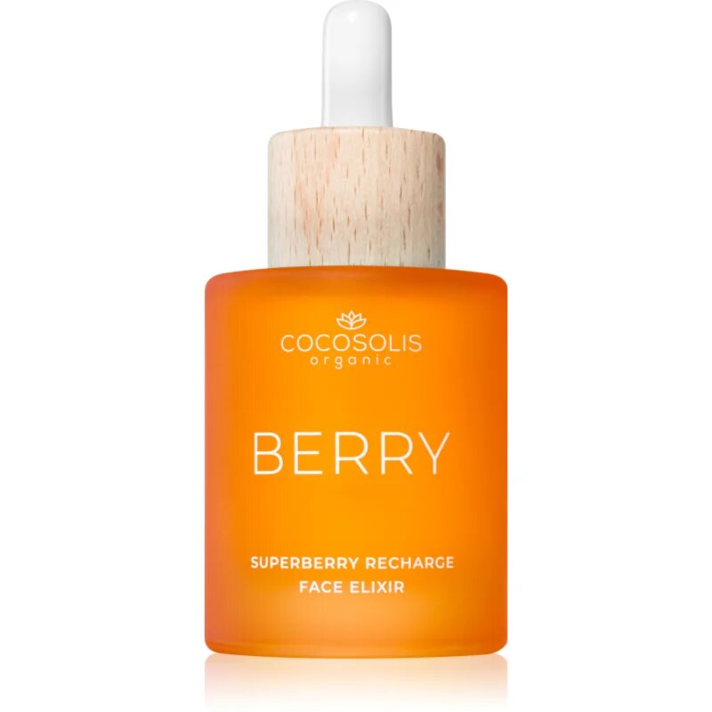 COCOSOLIS BERRY Superberry Recharge Face Elixir еликсир за подхранване и ревитализация на кожата на лицето 50 мл.