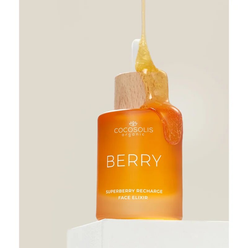 COCOSOLIS BERRY Superberry Recharge Face Elixir еликсир за подхранване и ревитализация на кожата на лицето 50 мл.