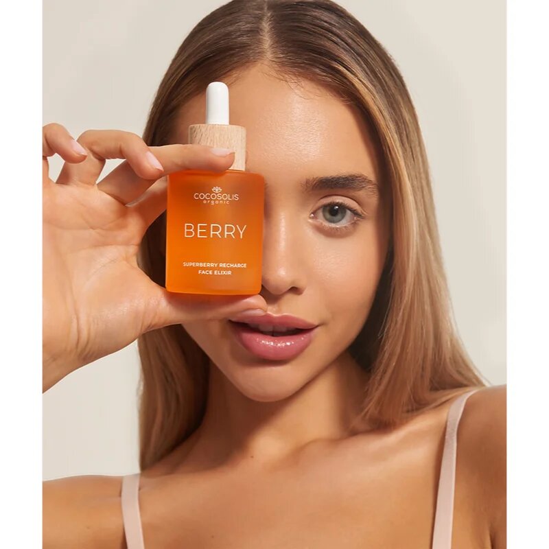 COCOSOLIS BERRY Superberry Recharge Face Elixir еликсир за подхранване и ревитализация на кожата на лицето 50 мл.
