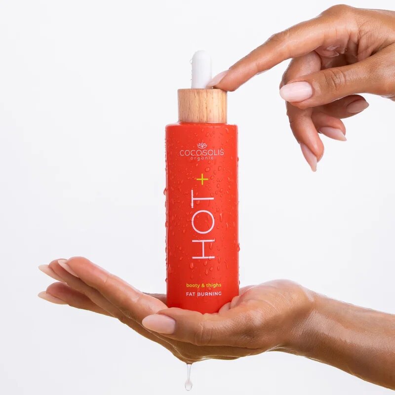 COCOSOLIS HOT+ серум за тяло за подпомагане на изгарянето на мазнини с аромат Red Clementine 100 мл.