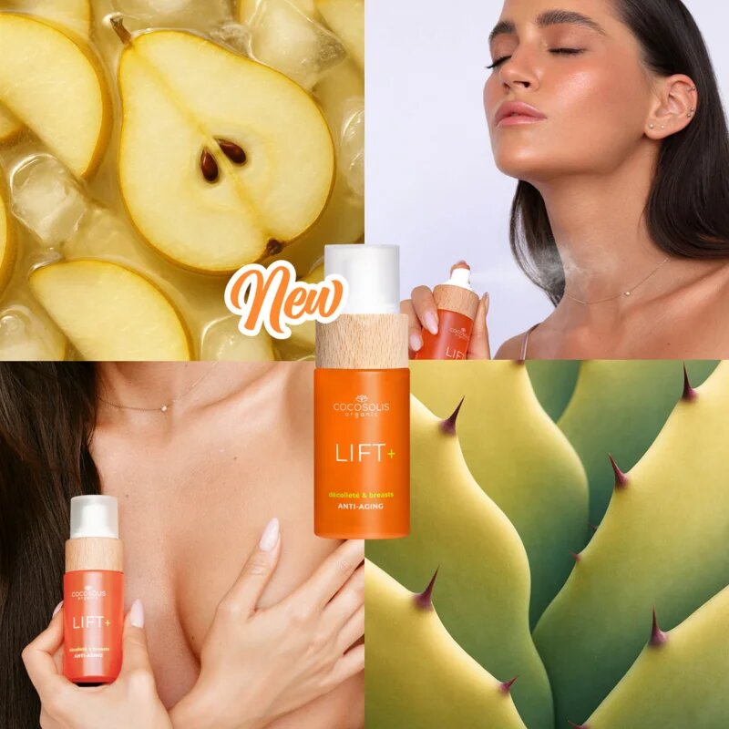 COCOSOLIS LIFT+ лифтинг серум за деколтето и бюста с аромат Pear 50 мл.