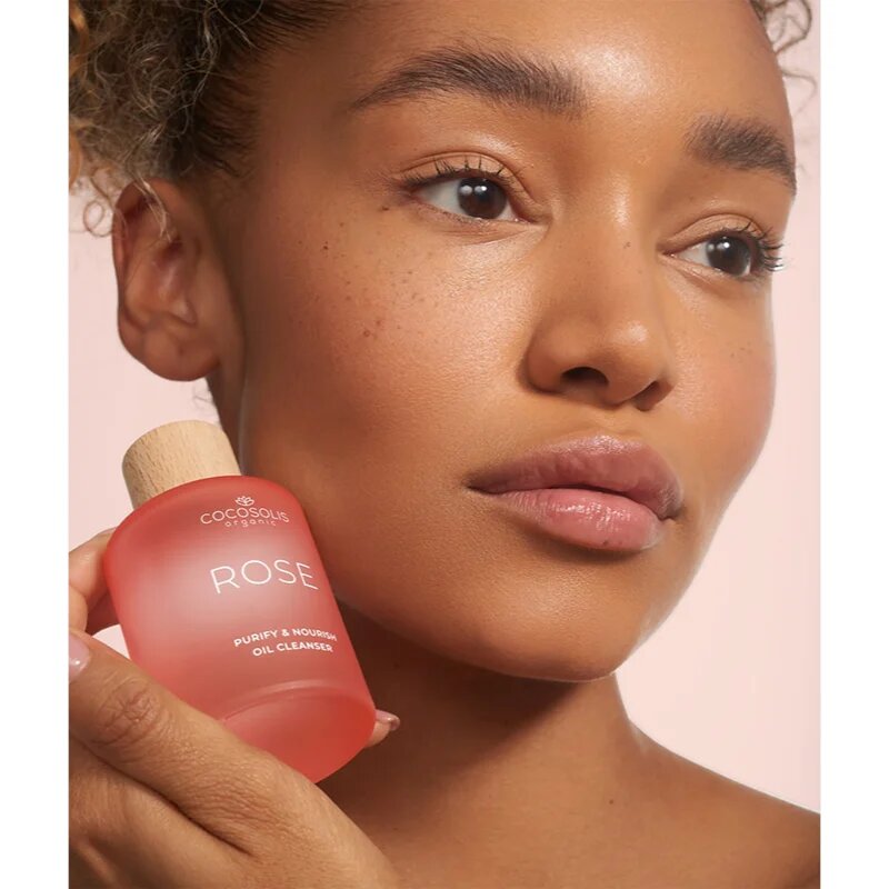 COCOSOLIS ROSE Purify & Nourish Oil Cleanser почистващо масло за лице с подхранващ ефект 50 мл.