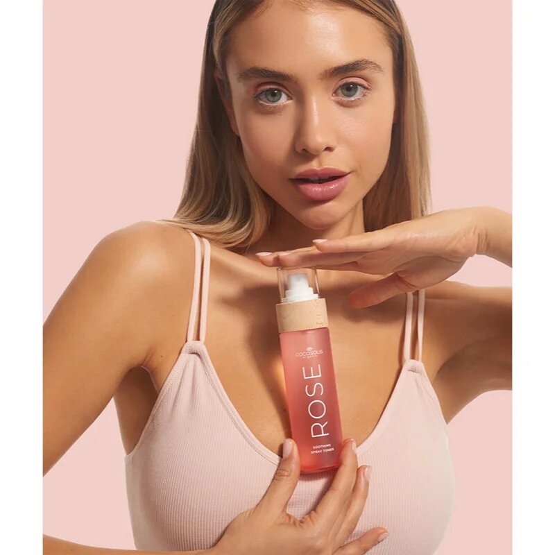 COCOSOLIS ROSE Soothing Spray Toner успокояващ тоник за чувствителна кожа на лицето 100 мл.