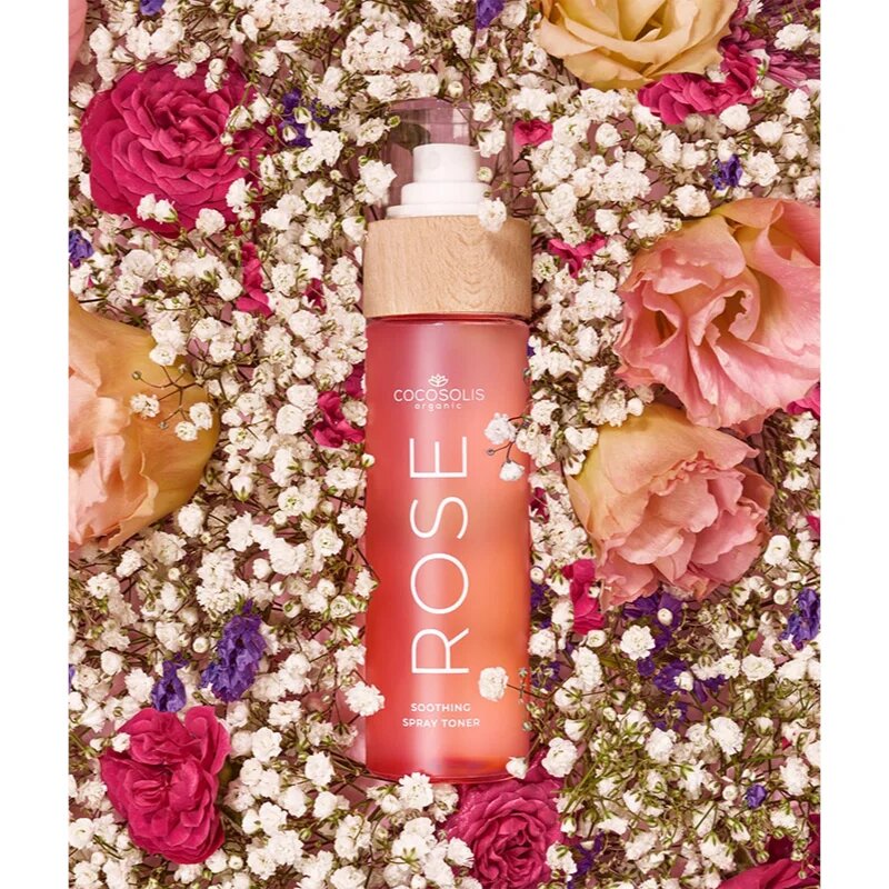 COCOSOLIS ROSE Soothing Spray Toner успокояващ тоник за чувствителна кожа на лицето 100 мл.