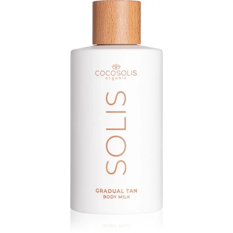 COCOSOLIS SOLIS Gradual Tan Body Milk автобронзиращ лосион за постепенен тен с аромат Caramel Latte 200 мл.
