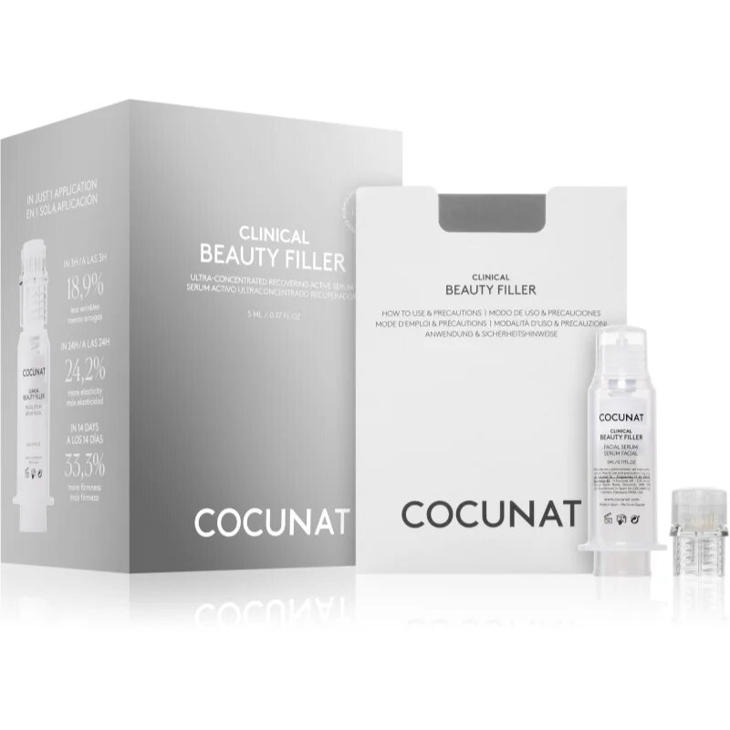 Cocunat Clinical Beauty Filler серум против стареене на кожата с микронидълинг 5 мл.
