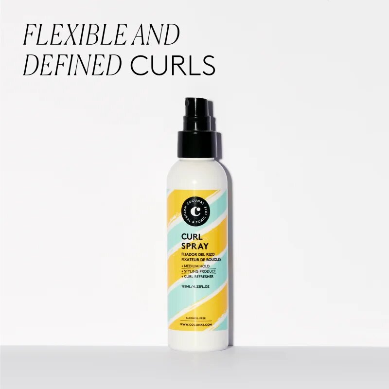 Cocunat Curl Spray спрей за фиксация за чуплива и къдрава коса 125 мл.